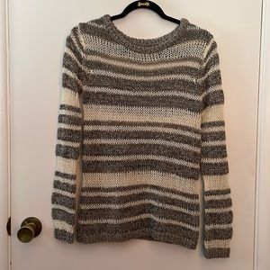 Rag & Bone sheer linen blend knit top